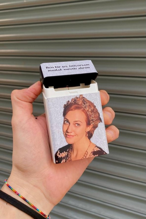 Hürrem Sultan Mutlak Surretle Standart Sigara Tabakası Kutusu - Resim 2