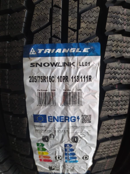 TRIANGLE SNOWLINK 205/75R16C 10 PR 113/111R 2024 ÜRETİM KIŞLIK - 2