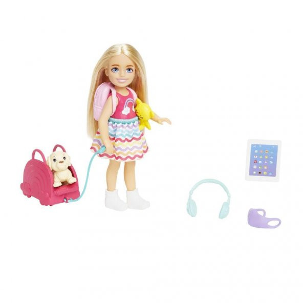 Barbie Seyahatte Chelsea Bebek ve Aksesuarları HJY17, Çocuklar İçin Barbie Bebek ve Aksesuarları - 2