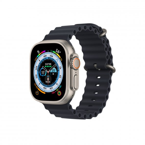 Global Watch 8 Ultra Max 2023 Android İos Uyumlu Akıllı Saat Siyah WNE0225