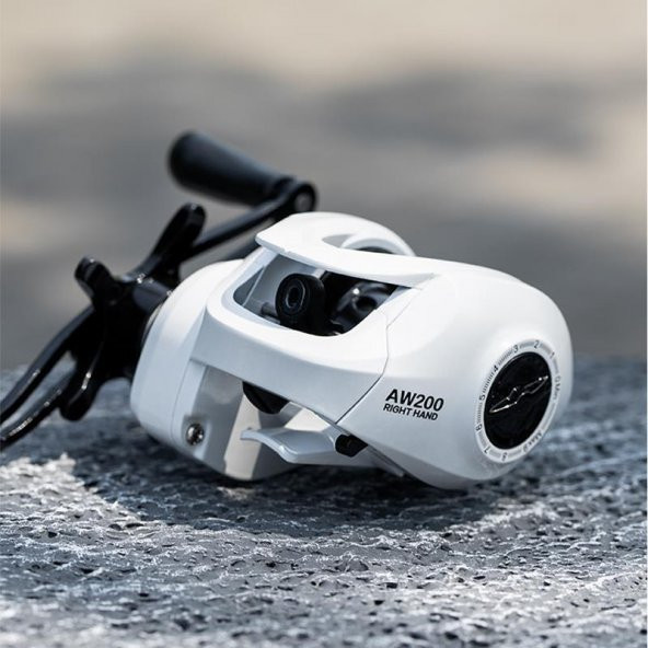 Valkyrie AW200 Sol El Baitcasting 8kg Max Manyetik Fren 6.3:1 Çıkrık Olta Makinesi Motoru - 8