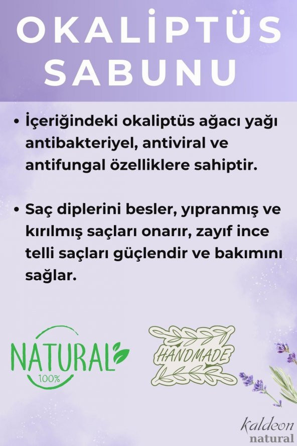 Okaliptüs Şeffaf Transparan Sabunu 90 G - Resim 3