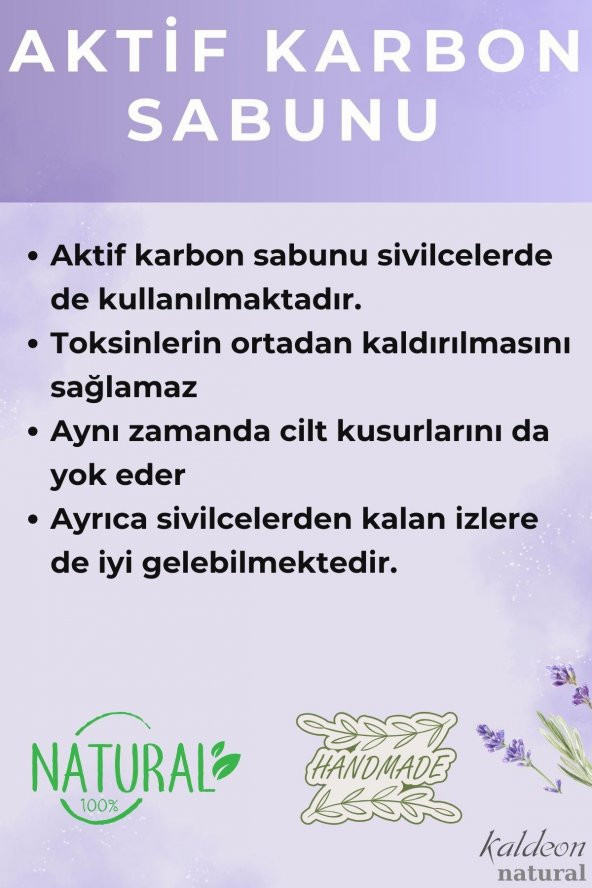 Aktif Karbon Şeffaf Transparan Sabunu 90 G - 3