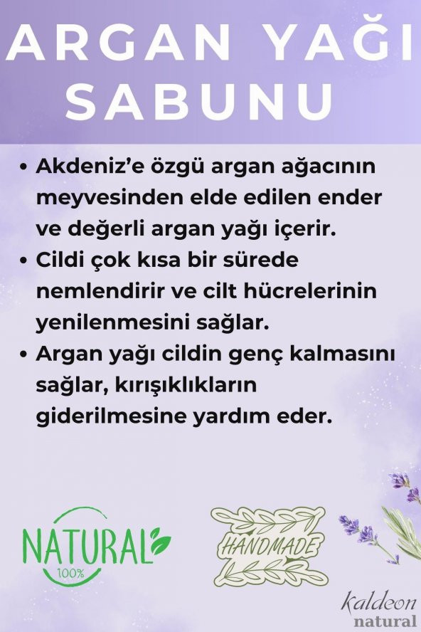 Argan Yağı Şeffaf Transparan Sabunu 90 G - Resim 3