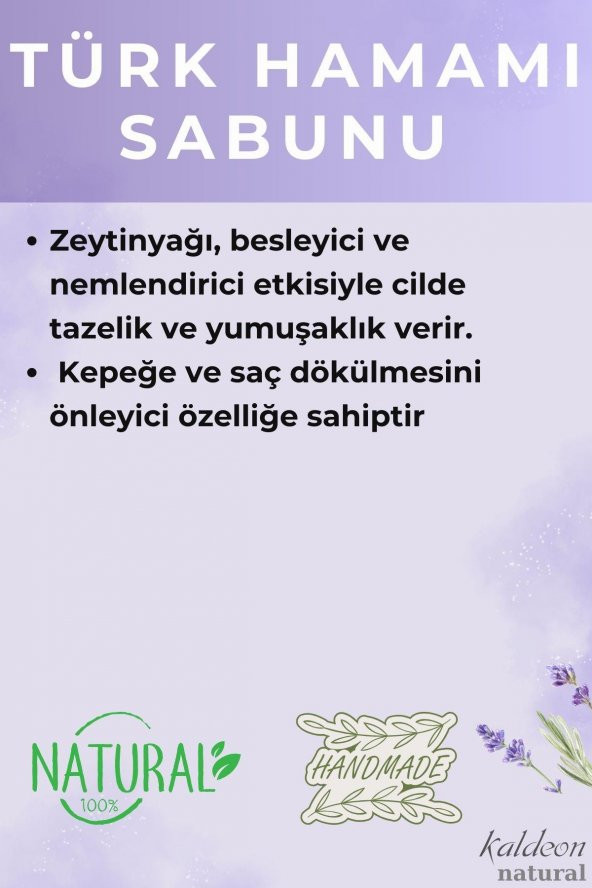 Türk Hamamı Şeffaf Transparan Sabunu 90 G - Resim 3