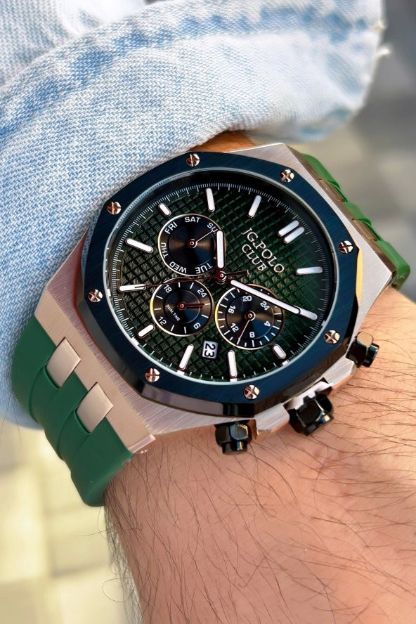 Jg. Polo Clup JPC.0923 2900S.6 Silikon Kordon Erkek Kol Saati