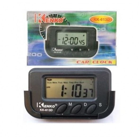 Kenko Marka Araç Içi Saat(Araba Saati)Kronometre(Kk-613D)Alarm -D411