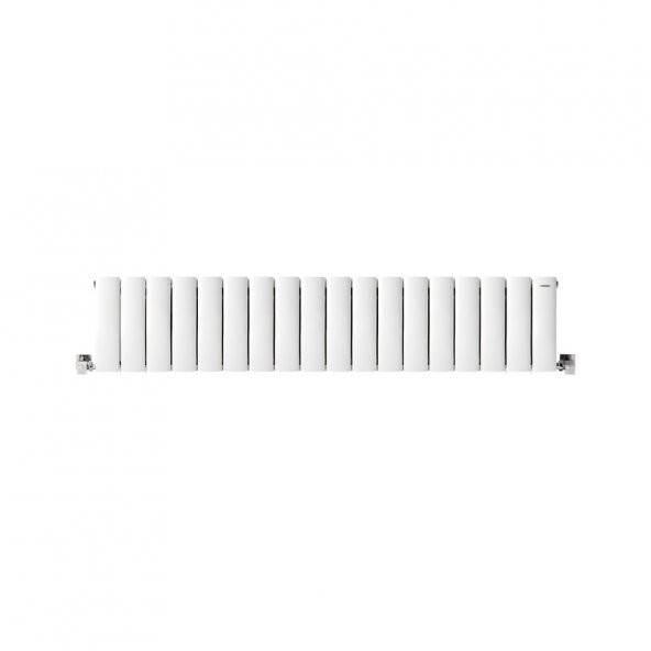 300X1435mm Lilac Yatay Beyaz Alüminyum Radyatör Standart Bağlantı ürün görseli
