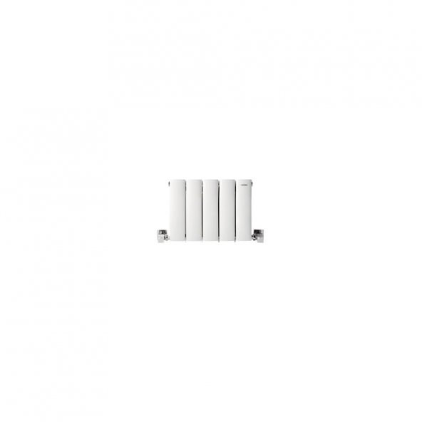 300X395mm Lilac Yatay Beyaz Alüminyum Radyatör Standart Bağlantı ürün görseli