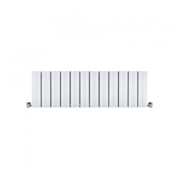 300X955mm Amber Yatay Beyaz Alüminyum Radyatör Standart Bağlantı ürün görseli