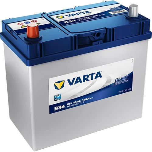 VARTA B34 45AH BLUE DYNAMIC TERS DAR AKÜ - 2023