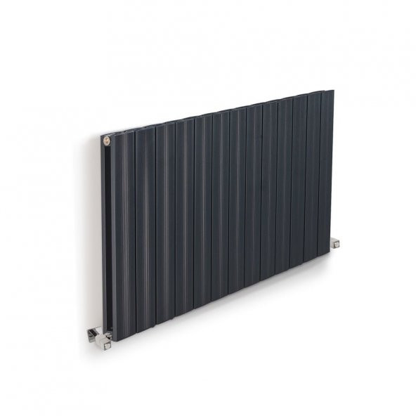 600X1035mm Amber Yatay Antrasit Alüminyum Radyatör Standart Bağlantı - Resim 2