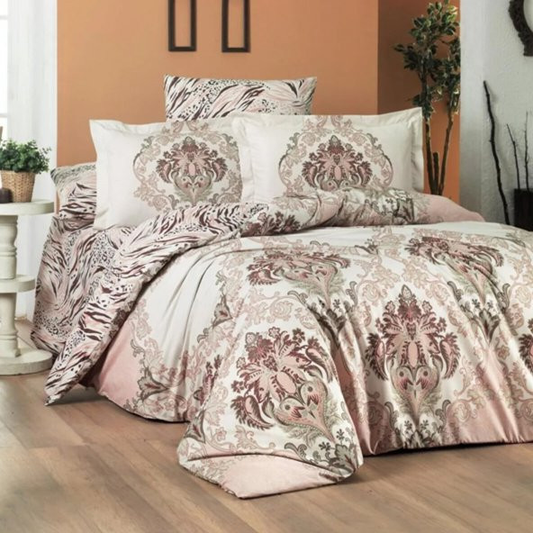Maxstyle Poplin Saten Borak Çift Kişilik Nevresim Takım