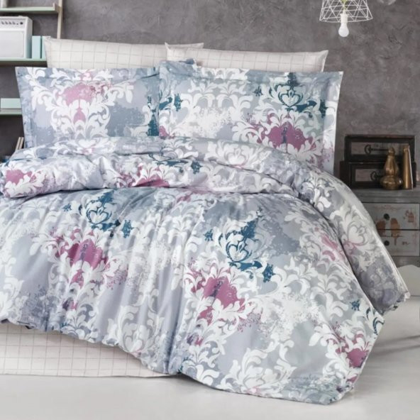 Maxstyle Poplin Saten Harley Çift Kişilik Nevresim Takım