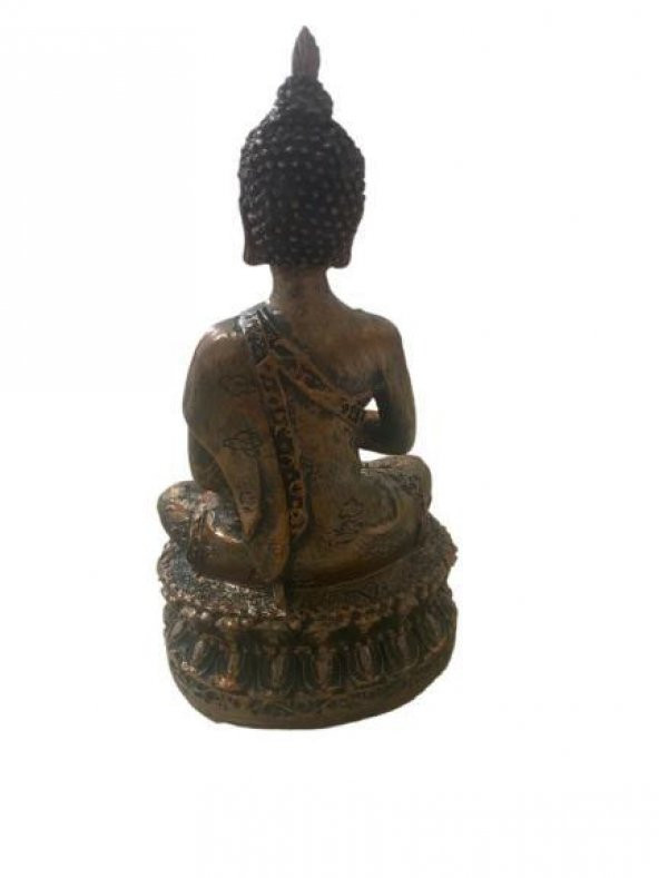 T.Concept Dekoratif Oturan Buddha Heykel Biblosu Kombin Renkli - 5