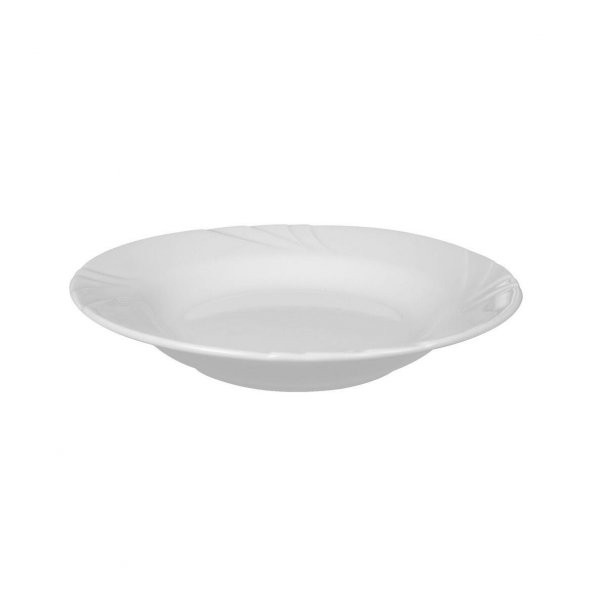 Güral Porselen Soprano Çukur Tabak 23 cm Dekorsuz - 2