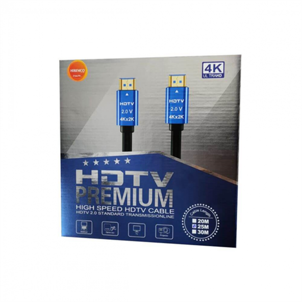 Hiremco 4K Ultra 30 MT HTML 2.0 Premium Kablo