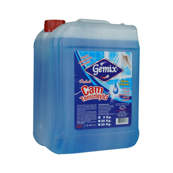 GEMIX CAM TEMİZLEYİCİ 5L YERLİ ÜRETİM
