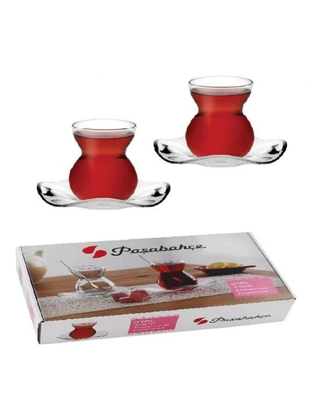 Paşabahçe 96574 Dantel Çay Takımı 140 cc 12 Parça  - 3
