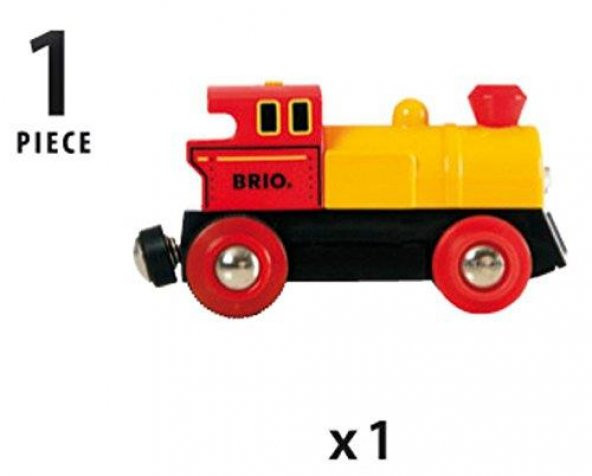 Brio Çift Yönlü Pilli Lokomotif 33594, Çocuklar İçin Oyuncak Tren - 4