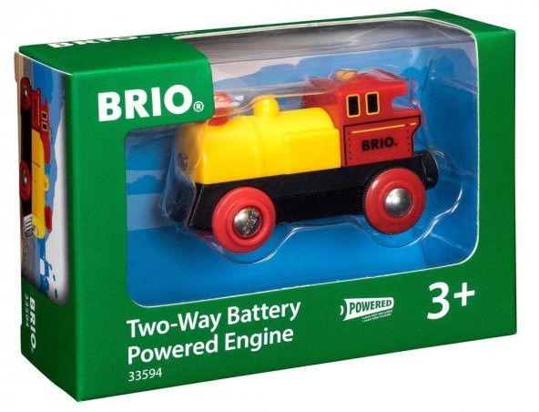 Brio Çift Yönlü Pilli Lokomotif 33594, Çocuklar İçin Oyuncak Tren - 6