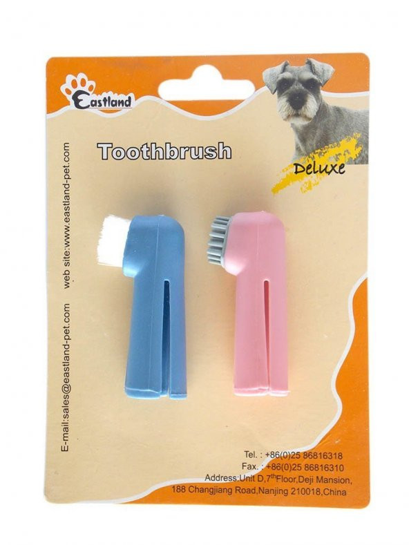 Eastland Parmak Tipi İkili Köpek Diş Fırçası