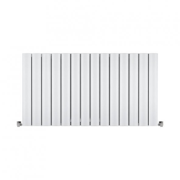 600X1115mm Amber Yatay Beyaz Alüminyum Radyatör Standart Bağlantı ürün görseli