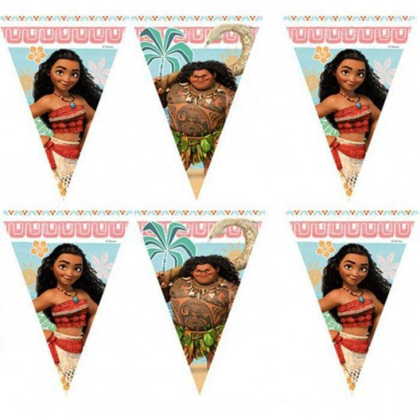 FLAMA ÜÇGEN LİSANSLI MOANA