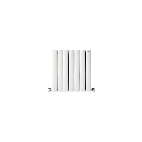 600X555mm Lilac Yatay Beyaz Alüminyum Radyatör Standart Bağlantı ürün görseli