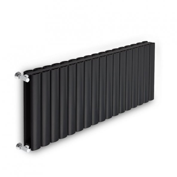 600X715mm Lilac Yatay Antrasit Alüminyum Radyatör Standart Bağlantı - 2