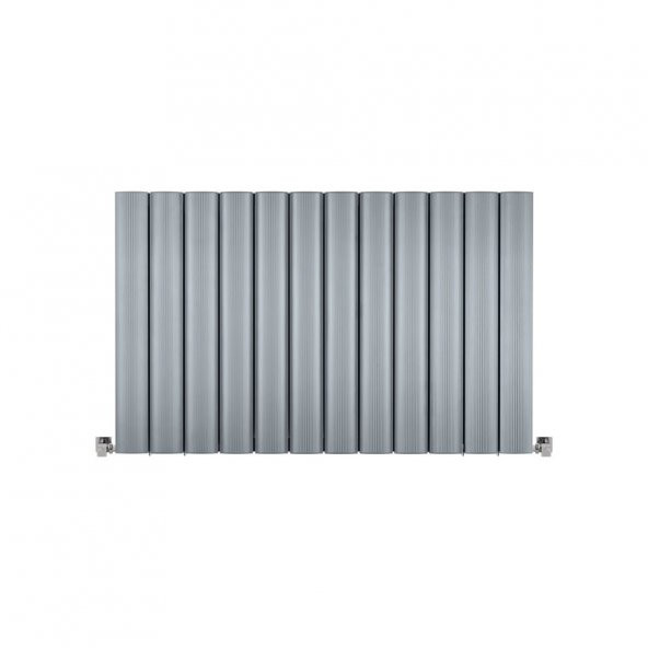 600X955mm Amber Yatay Gümüş Gri Alüminyum Radyatör Standart Bağlantı ürün görseli