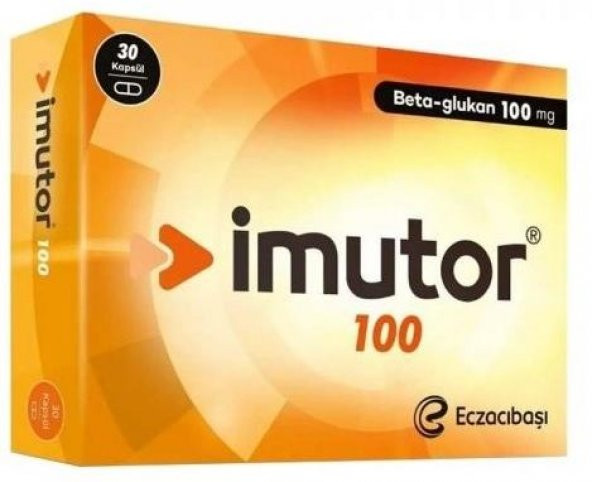 İmutor Beta Glukan 30Kapsül 100mg