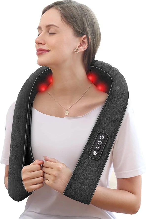 COMFIER Shiatsu Isıtmalı Boyun ve Omuz Masaj Aleti