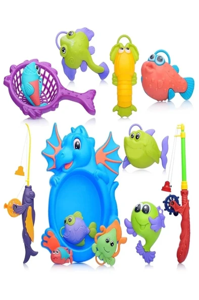 GELİŞTİRİCİ BOL AKSESUARLI 2 OLTALI MIKNATISLI BALIK ÖRDEK YAKALAMA - Resim 2