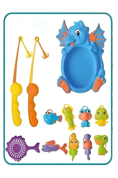 GELİŞTİRİCİ BOL AKSESUARLI 2 OLTALI MIKNATISLI BALIK ÖRDEK YAKALAMA - Resim 4