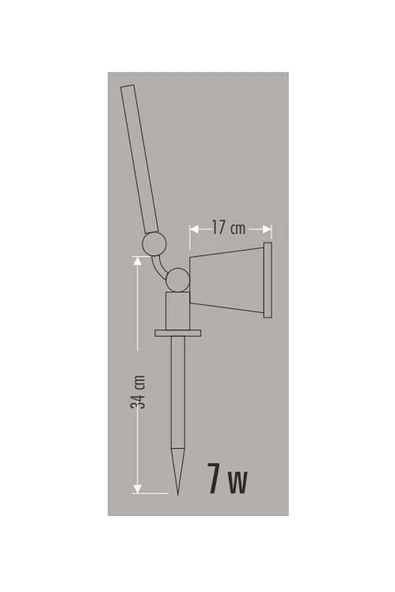 Cata 7310 Günışığı Solar Bahçe Armatürü Ekonomik, Çevre Dostu ve Uzun Ömürlü - 5