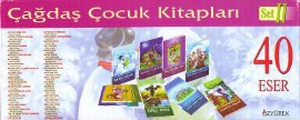 Çağdaş Çocuk Kitapları Dizisi 2 (40 Kitap Kutulu) ürün görseli