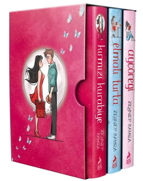 Ayçöreği - Elmalı Turta - Kırmızı Kurabiye (3 Kitap Takım) (Ciltli) ürün görseli