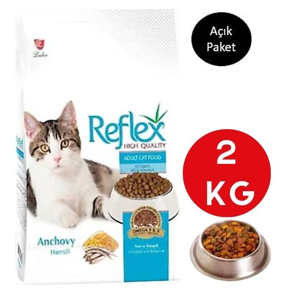 Reflex Somonlu ve Hamsili 2 kg Yetişkin Kedi Maması - Açık Paket