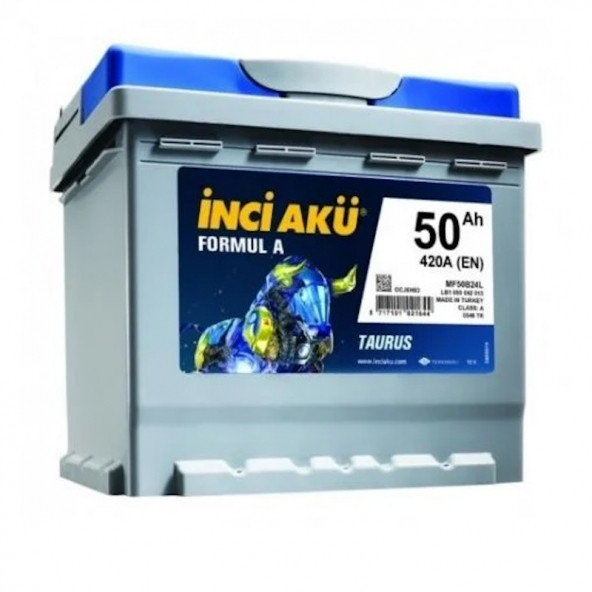 İnci Formul A Taurus 12 V 50 Ah 420 A (EN) Akü