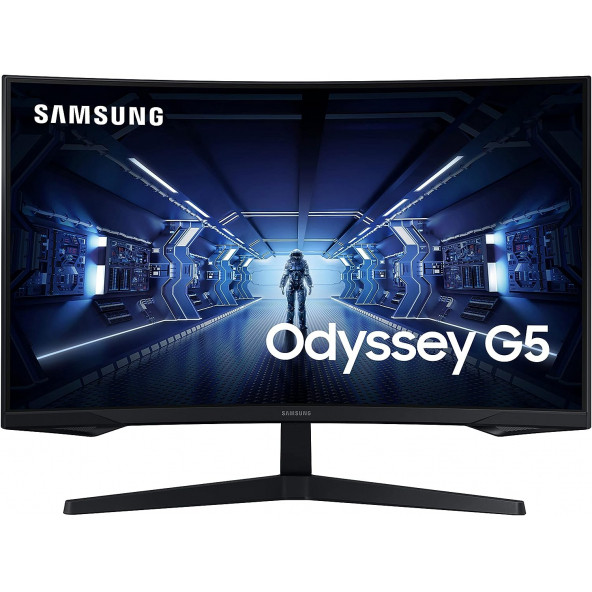 Samsung LC32G55TQBUXUF Odyssey G5 32" QHD 2K 1ms 144Hz Freesync HDR10 1000R Kavisli VA Gaming Monitör