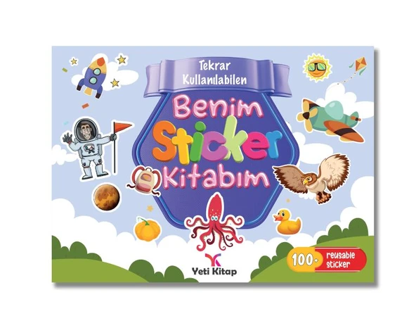 Tekrar Kullanılabilen Benim Sticker Kitabım ürün görseli
