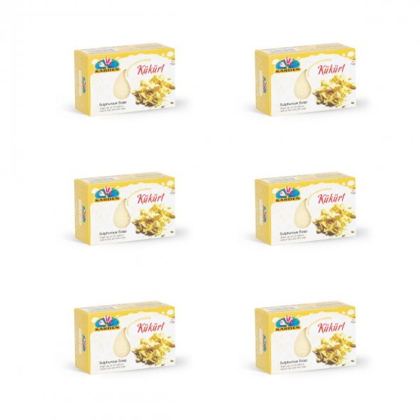 Karden Kükürt Sabunu 150 gr x 6 Adet - 1