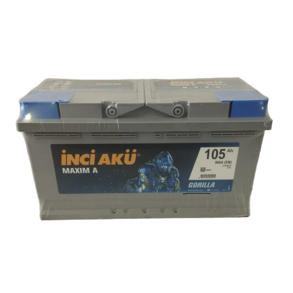 İnci Maxim A Gorilla 12 V 105 Ah 960 CCA Akü - 2