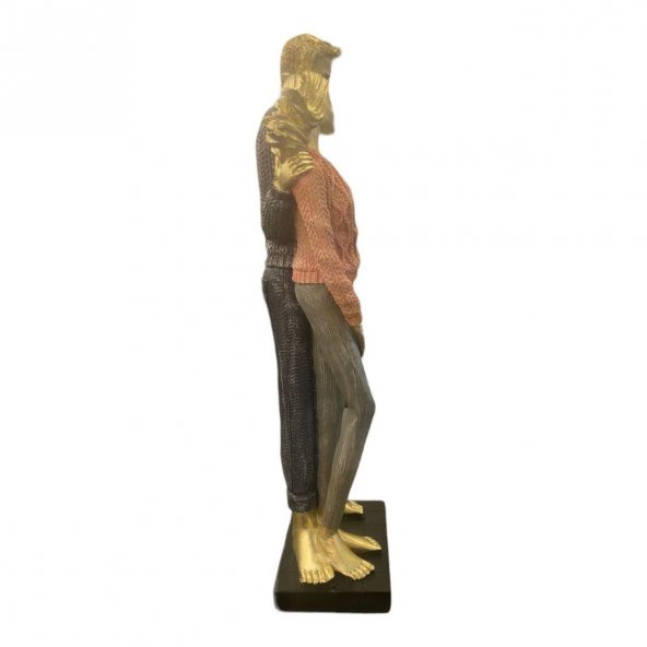 T.Concept Dekoratif Kazaklı Erkek Kadın Sevgili Biblo, Sevgiliye Hediye  55128 - 4