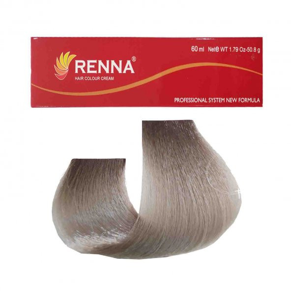 Renna Saç Boyası Tüp 60 Ml - 10-11 Yoğun Küllü Açık Sarı - 2