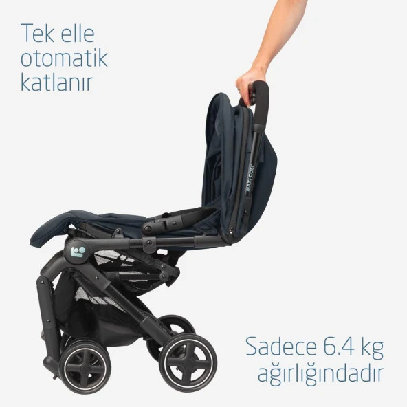 Maxi-Cosi Lara2-CabrioFix I-Size Ultra Kompakt Kabin Boy Seyahat Sistem Bebek Arabası Essential Graphite - 6
