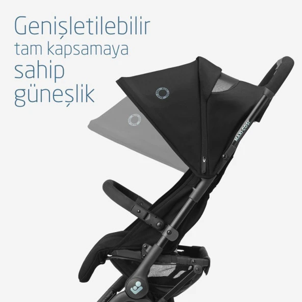 Maxi-Cosi Lara2-CabrioFix I-Size Ultra Kompakt Kabin Boy Seyahat Sistem Bebek Arabası Essential Black - Resim 6