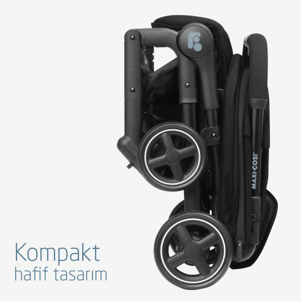 Maxi-Cosi Lara2-CabrioFix I-Size Ultra Kompakt Kabin Boy Seyahat Sistem Bebek Arabası Essential Black - Resim 7