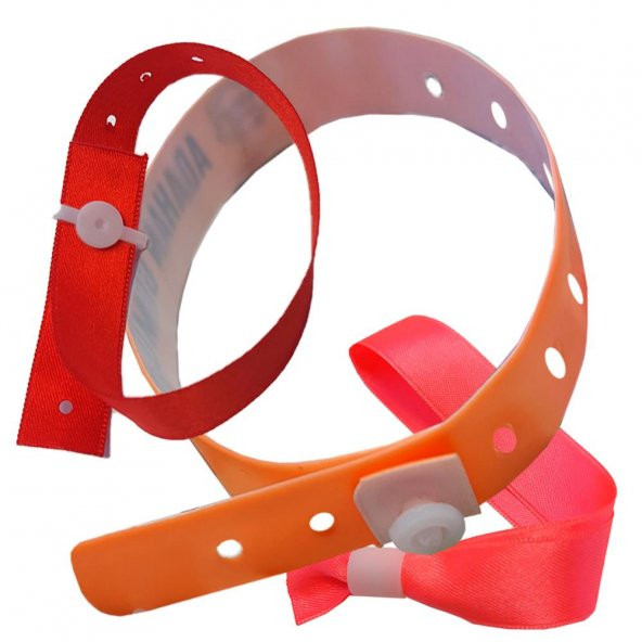 100 Adet Otel Havuz Gece Kulübü Eğlence Mekanı için  Bileklik Tek Kullanımlık Plastik Otel Bilekliği Kol Bandı - 3